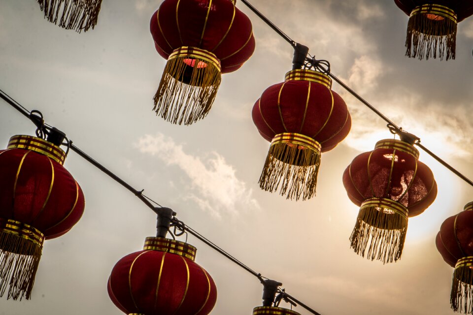 Tourism market lanterns