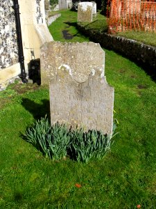 Churchyard at St Margaret's Church, Rottingdean (February 2011) (Gravestones on South Side)