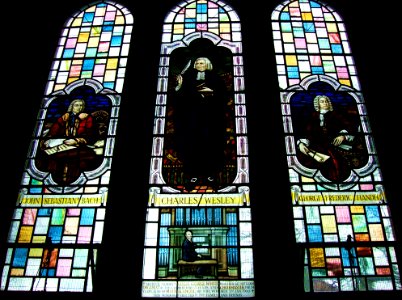 Church Musicians window, King's Heath, Birmingham