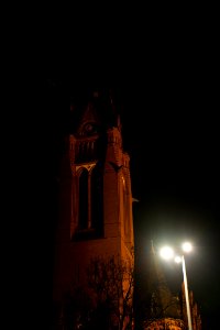 Church Zum Guten Hirten at night 2021-01-08 20
