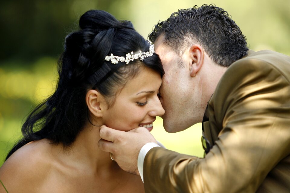 Wedding couple married