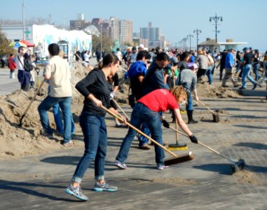CI boardwalk Sandy sweepers jeh photo