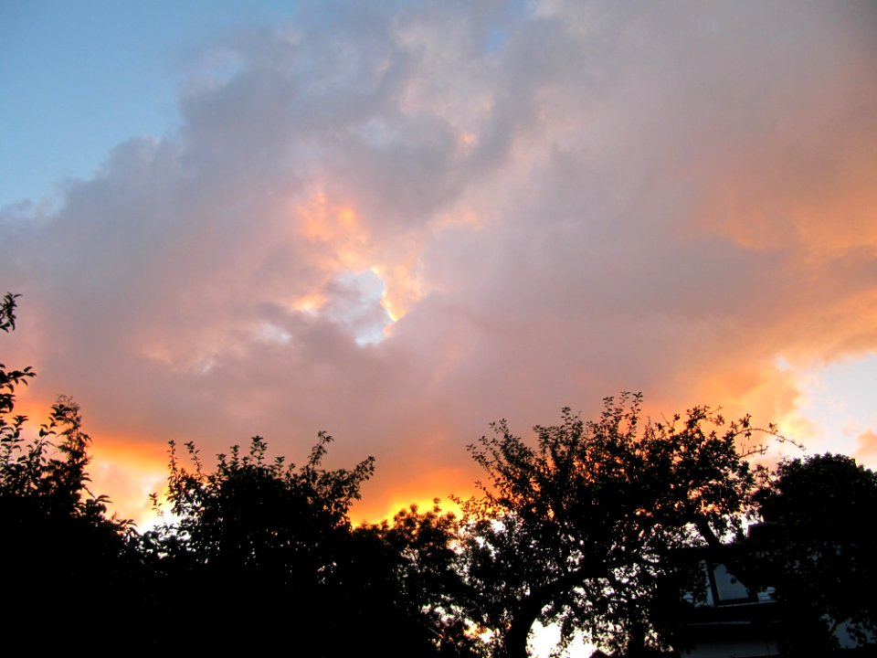 Ciel au dessus de Neumünster, Allemagne