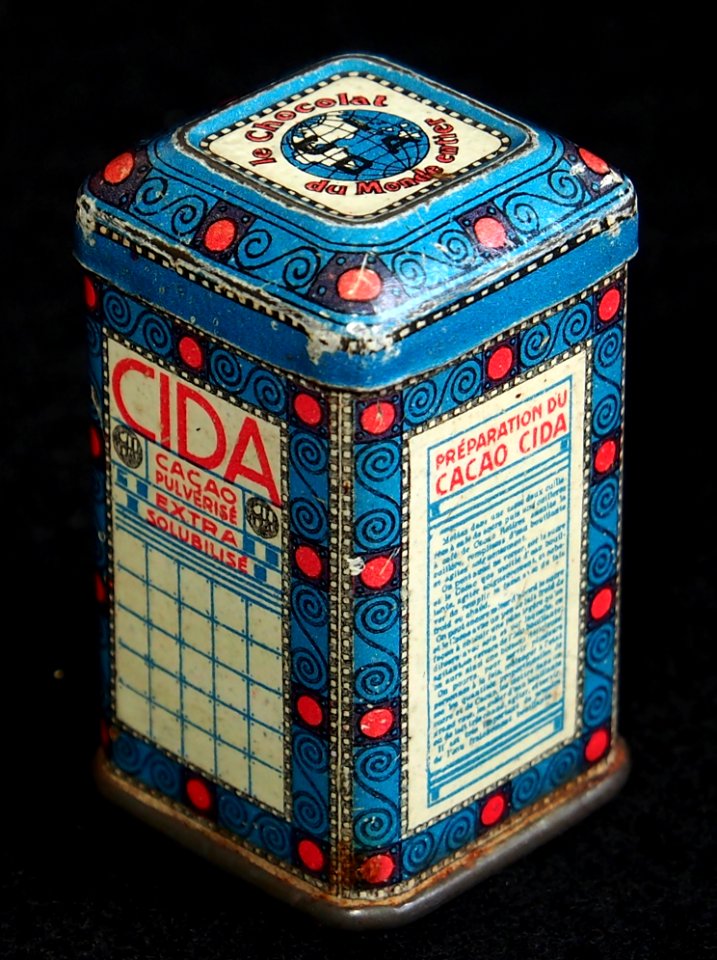 Cida cacao pulverise, blauw blikje, foto9