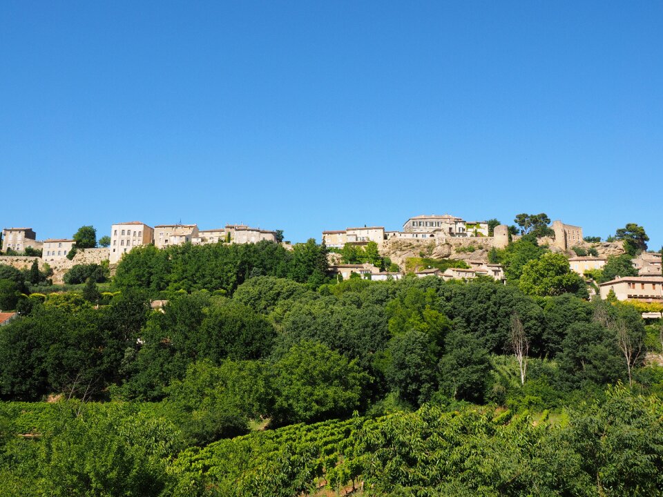 Houses hill built up