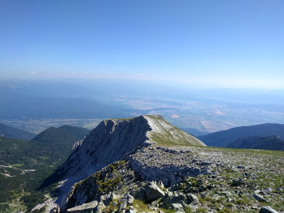 Landscape peak mountain range
