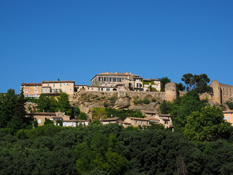 Houses hill built up