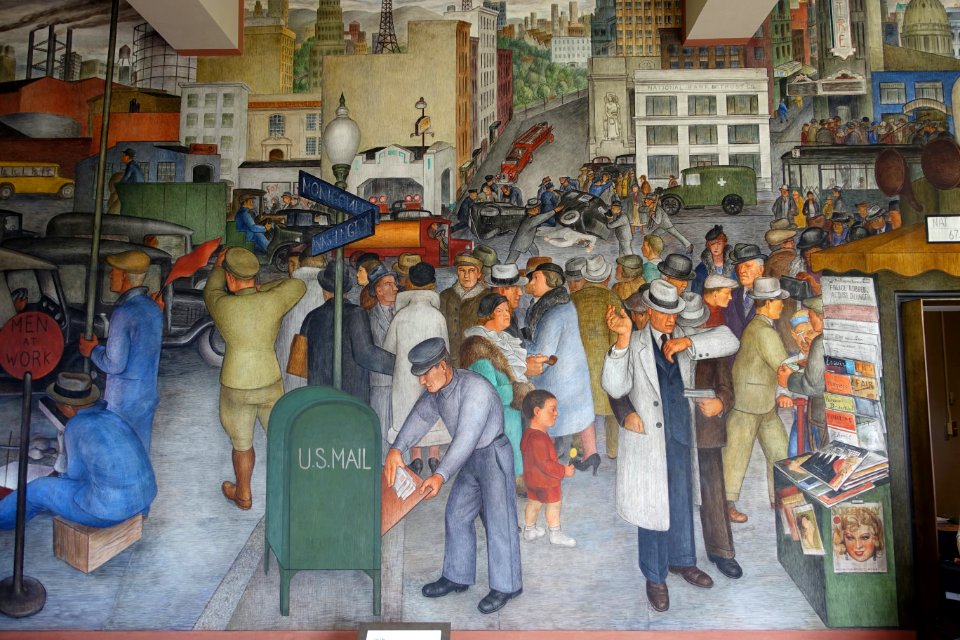 City Life by Victor Arnautoff, 2 of 3 - Coit Tower, San Francisco, CA - DSC04775
