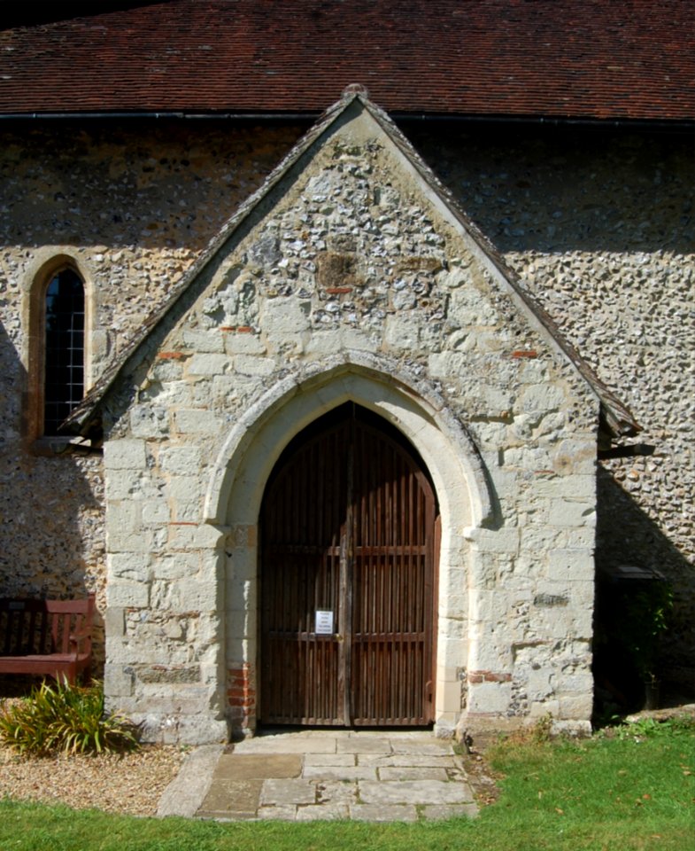 Church of Our Lady, Warnford Park, Warnford (NHLE Code 1296978) (July 2019) (Entrance Porch)