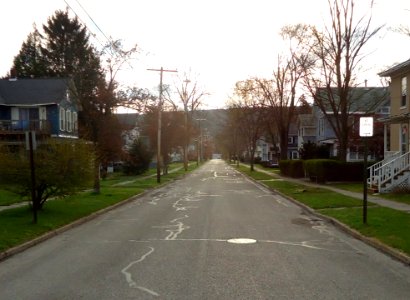 City of Norwich in New York State 27 residential street