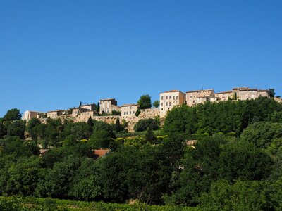 Houses hill built up