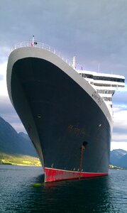 Big ship norway fjord photo