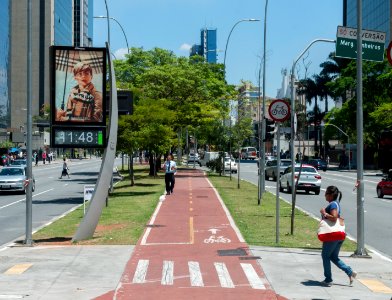 Ciclovia de la Avenida Faria Lima
