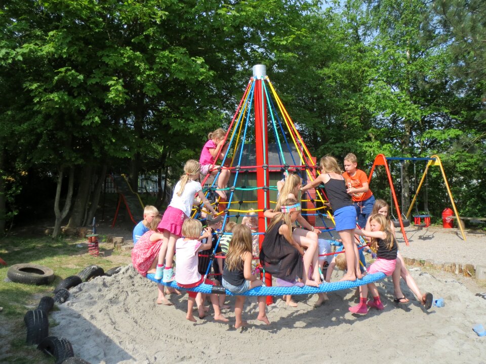 Children playground climb
