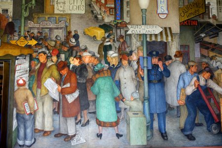 City Life by Victor Arnautoff, 3 of 3 - Coit Tower, San Francisco, CA - DSC04776