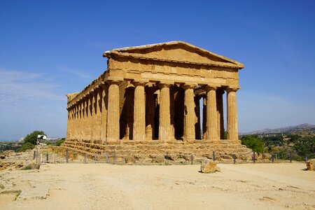 Antiquity sicily ruin