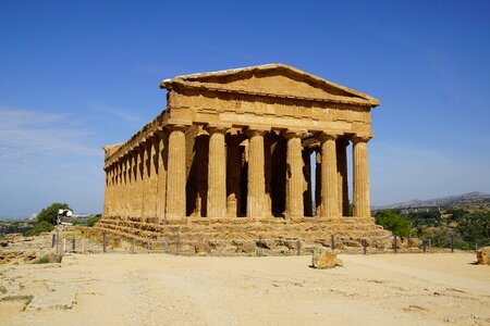 Antiquity sicily ruin photo