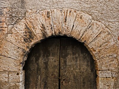 Arch carved stone medieval