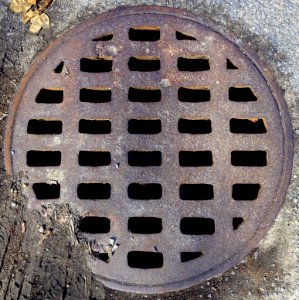 Circular grate - Arlington, MA - DSC08612