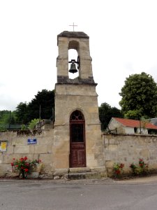 Ciry-Salsogne (Aisne) chapelle Saint-Jean avec clocher-mur