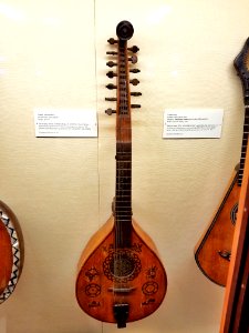 Cittern (Waldzither), Switzerland, 1800s, maple, spruce - Casadesus Collection of Historic Musical Instruments - Boston Symphony Orchestra - 20190927 125202