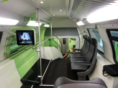 City Airport Train interior