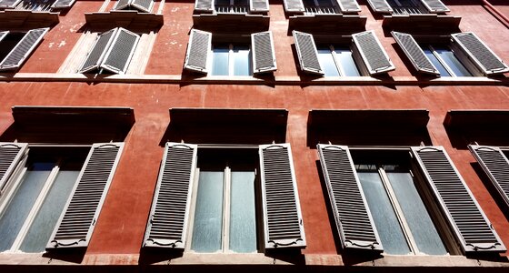 Antique rome street front