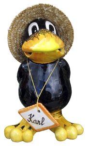 Crow raven bird decoration