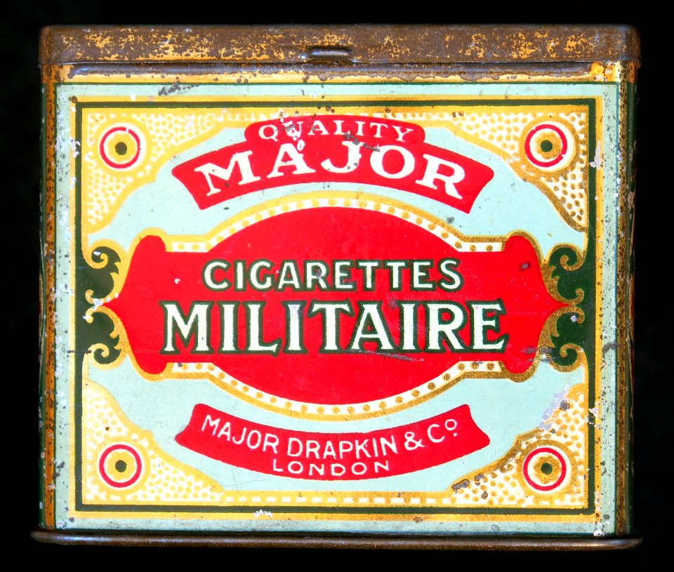 Cigarettes Militaire Quality Major, voorkant