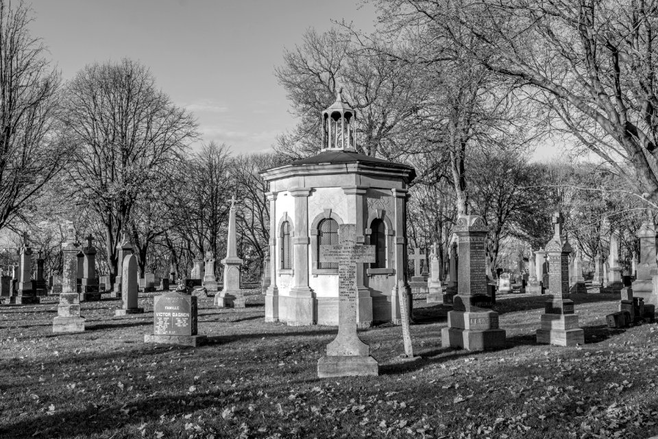 Cimetière Saint-Sauveur of Quebec ville, Canada 2