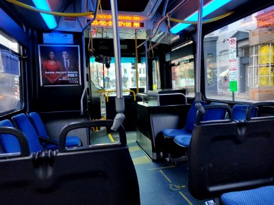 City Bus Interior Washington, DC