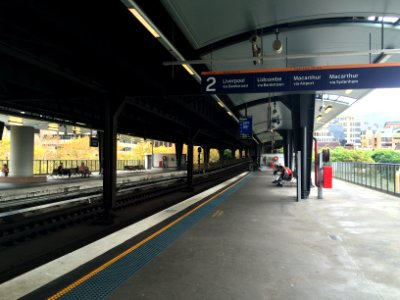 Circular Quay Platform 2, Looking Westbound photo