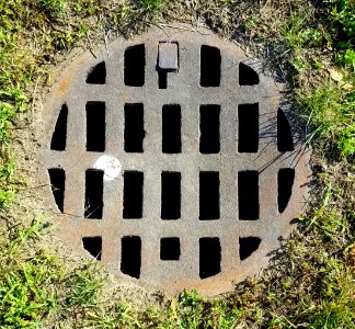 Circular grate - Arlington, MA - 20200623 083802