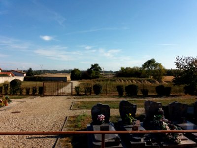 Cimetière de Mionnay - Vue plein sud