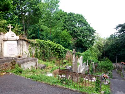 Cimetière de Cuire - Vue depuis le haut