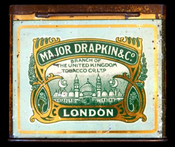 Cigarettes Militaire Quality Major, achterkant