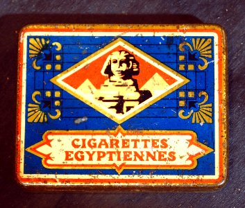Cigarettes Egyptiennes tin