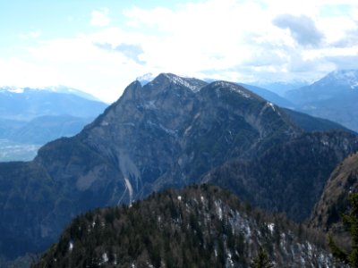 Cima Roccapiana as seen from Corno di Tres