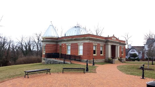 Cincinnati Observatory, view of Mitchel building