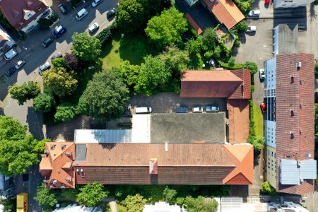 Christophstraße 32 in Tübingen Senkrechte Ansicht aus der Luft