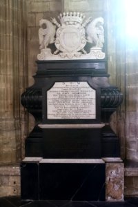 Christophori Ernesti, Comitis de Baillet, memorial - Église Notre-Dame du Sablon - Brussels, Belgium - DSC08246