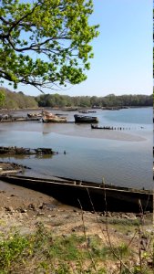 Cimetière de bateaux de Kerhervy sur le Blavet, Lanester, Morbihan, Bretagne 03