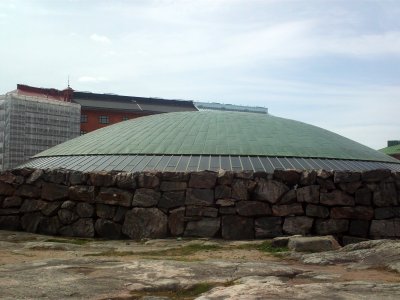 Church in the rock from the top