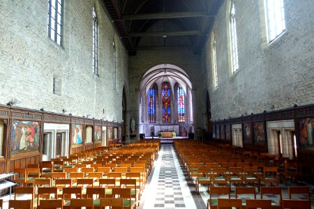 Church interior - La Cambre Abbey - Brussels, Belgium - DSC07966