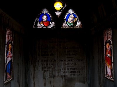 Cimetière de Loyasse - Nouveau - Vitraux de la chapelle Rouchon