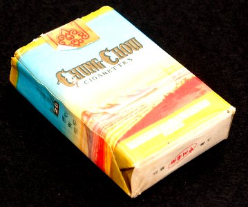 Chung Chow cigarettes pack, pic3
