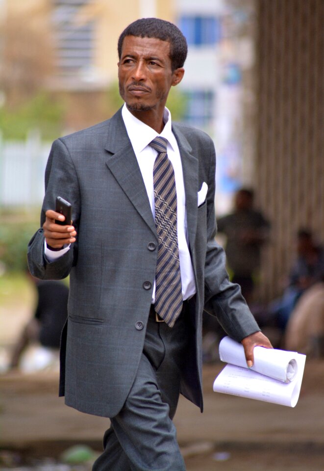 Black male business men