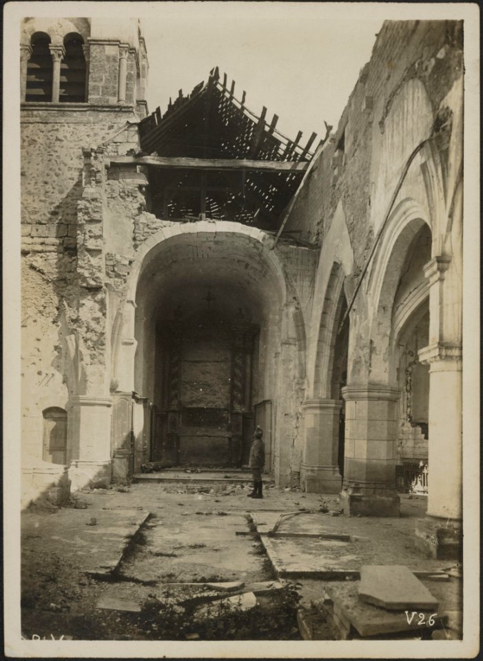 Church Condé sur Marne, mai 1918., Bestanddeelnr 158-1776