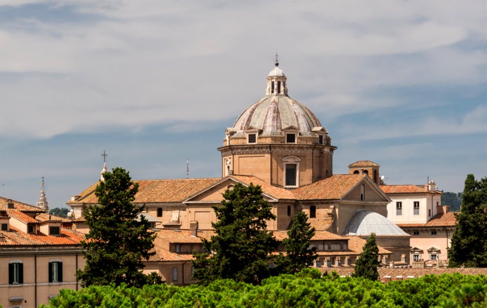 Church del Gesù from Vittoriano, Rome, Italy
