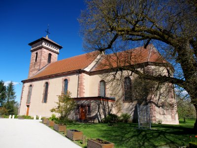Church in Rue du Tilleul, Fontaine